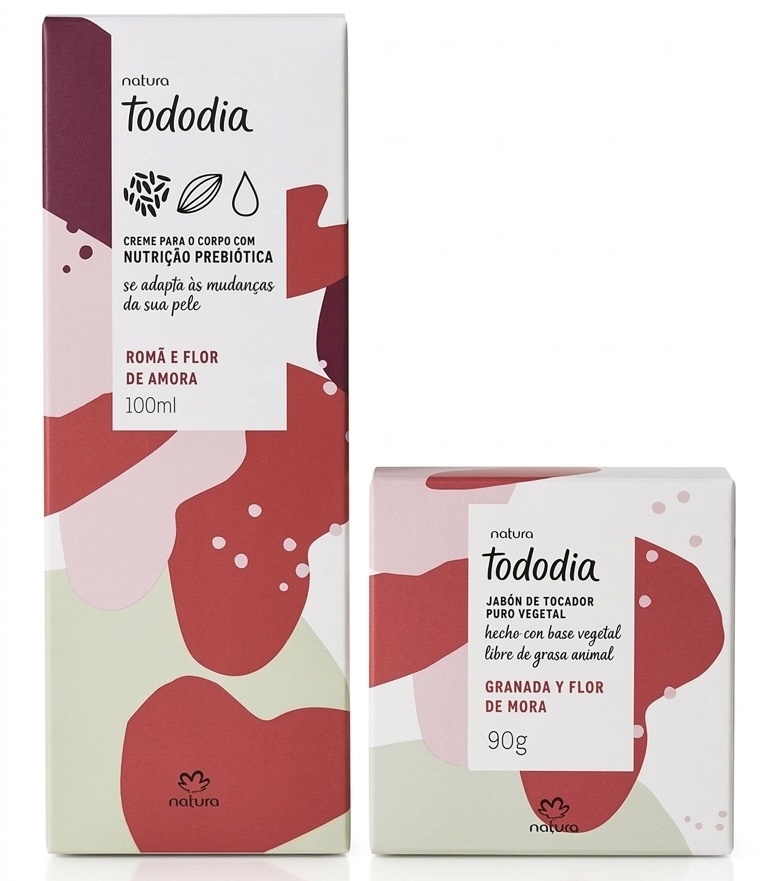 Kit Jabón y crema Granada y Flor de Mora Tododia Natura