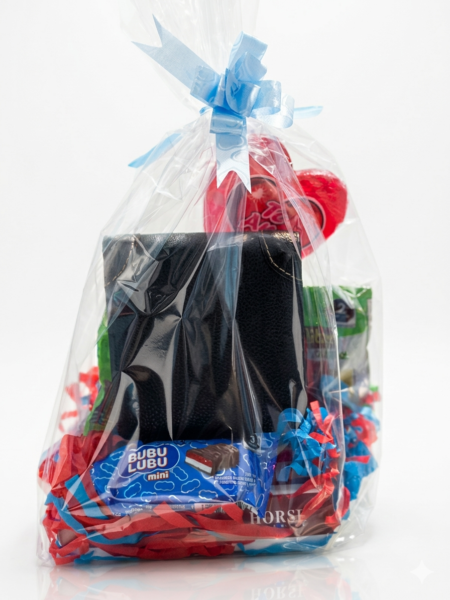 Regalito billetera para caballero color negra