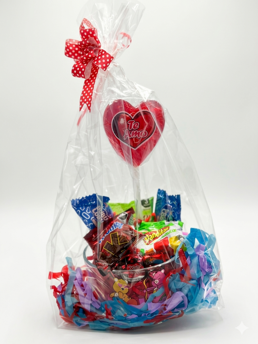 Regalito taza con dulces varios