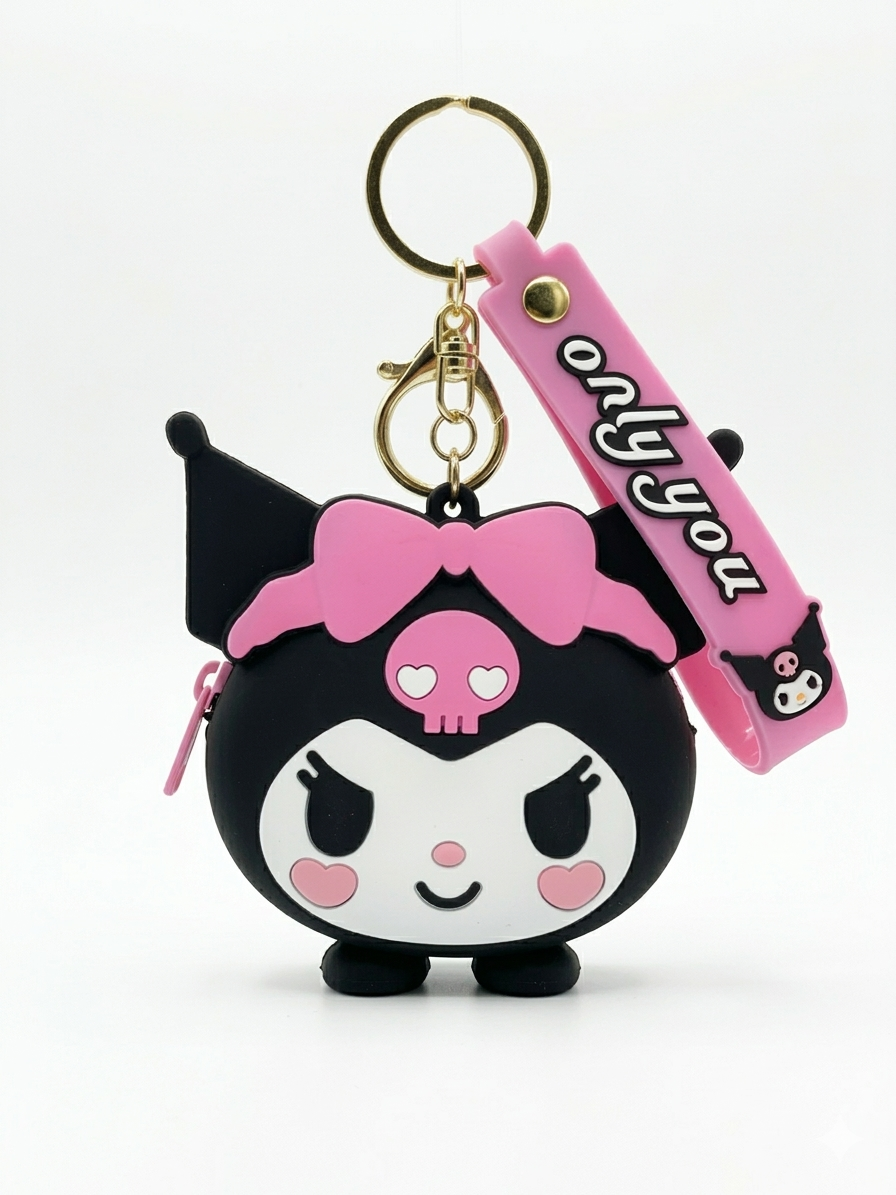 Llavero Monedero "Kuromi"