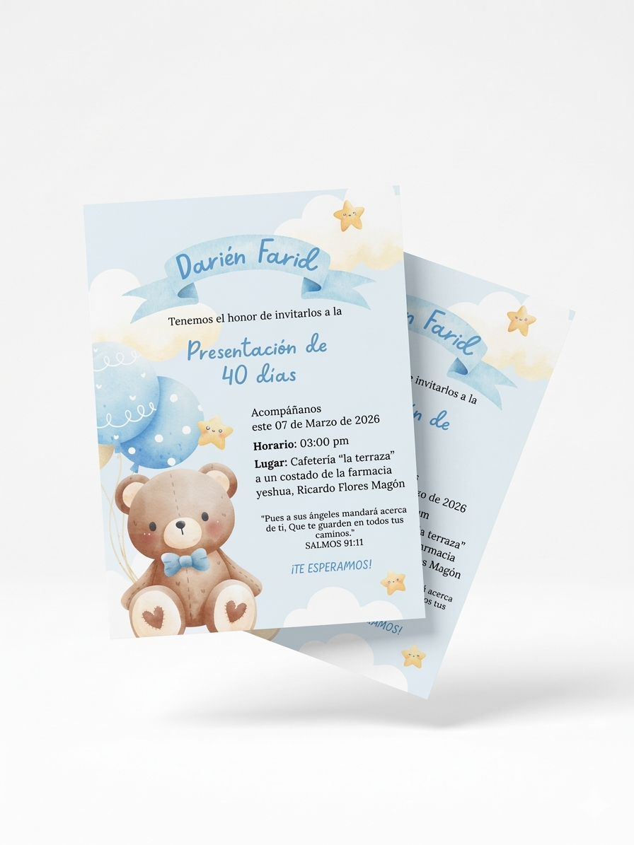 Diseño de invitaciones